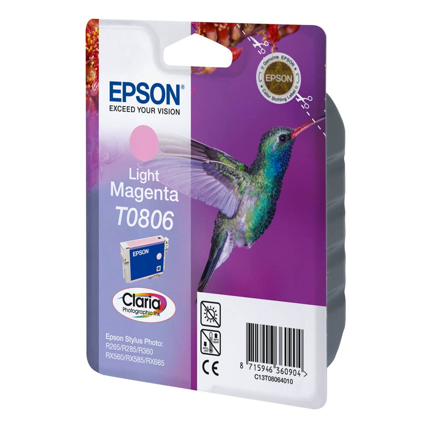 EPSON T0806 light magenta Druckerpatrone | C13T08064011
