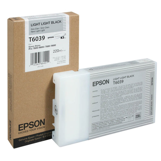 EPSON T6039 light light schwarz Druckerpatrone | C13T603900