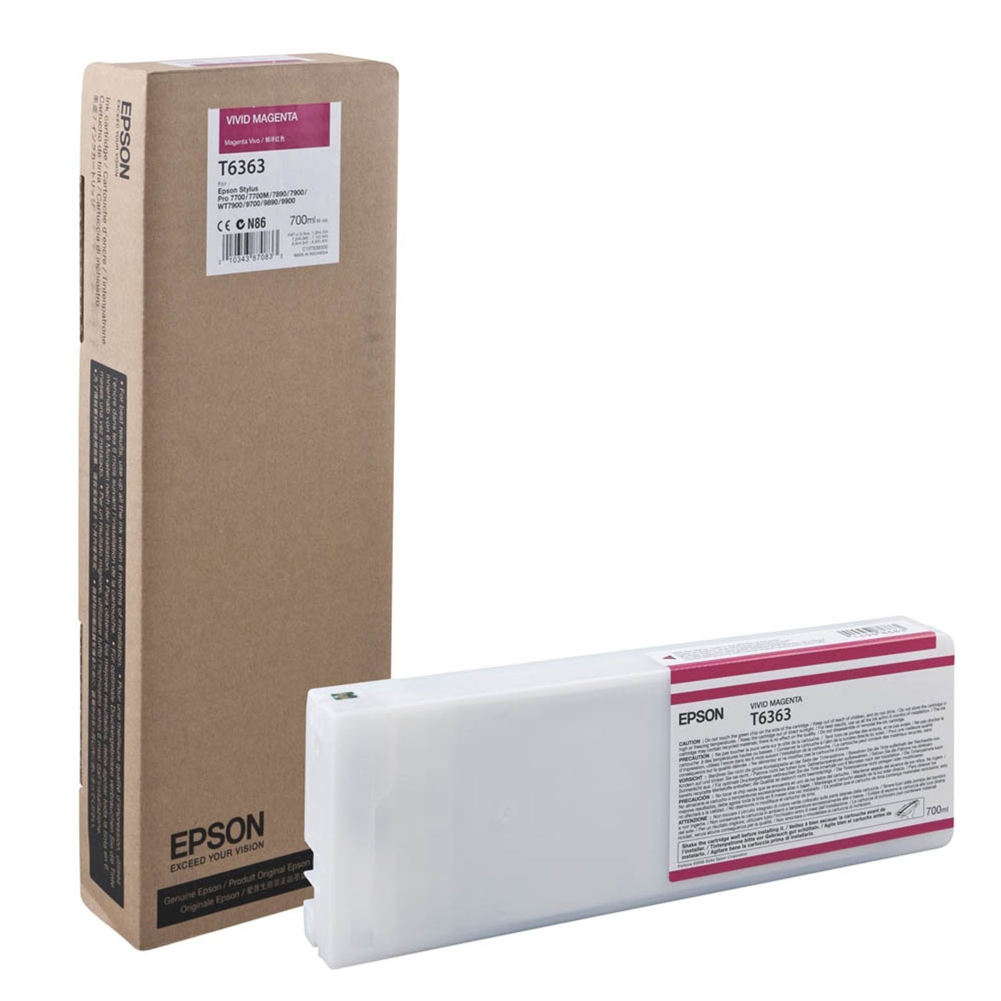 EPSON T6363 vivid magenta Druckerpatrone | C13T636300