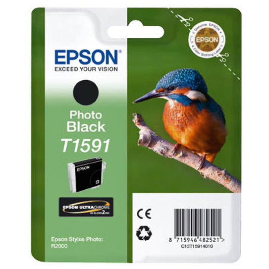 EPSON T1591 Foto schwarz Druckerpatrone | C13T15914010