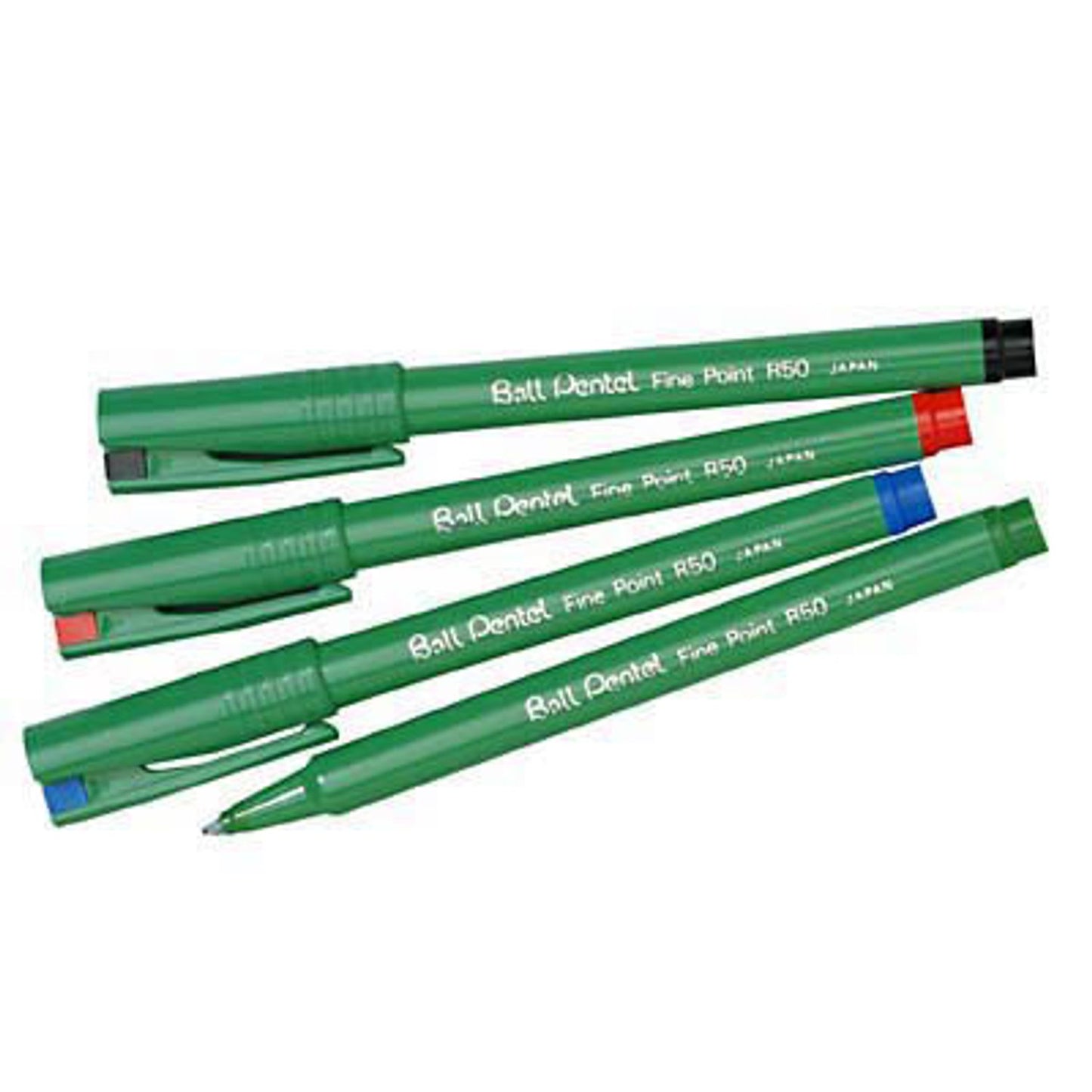 Pentel Ball R50 Tintenroller grün 0,4 mm, 12 St.