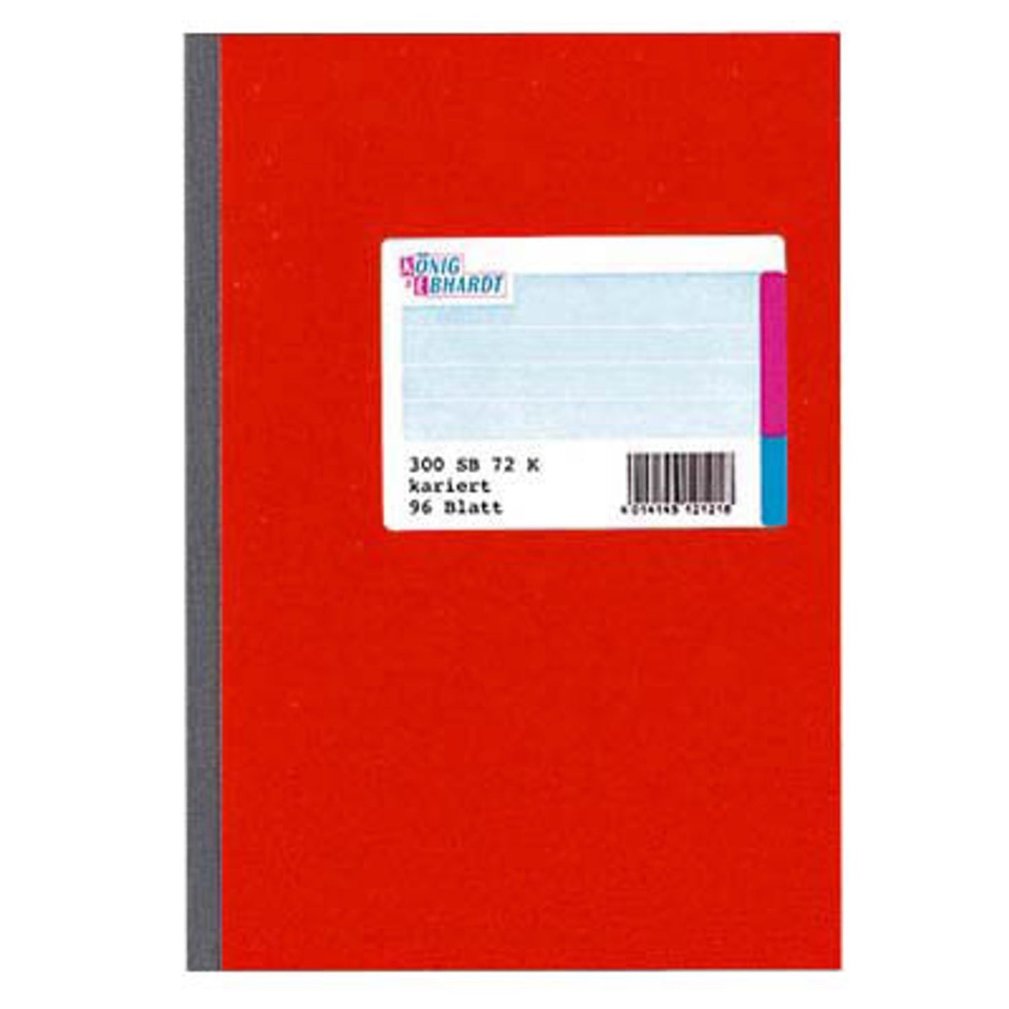 KÖNIG & EBHARDT Geschäftsbuch DIN A5 kariert, rot Softcover 192 Seiten | 861527201