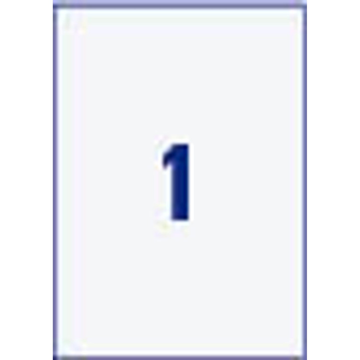 AVERY Zweckform Folien-Versandetiketten transparent 210,0 x 297,0 mm | L7567-25 | 1 Pack = 25 Blatt