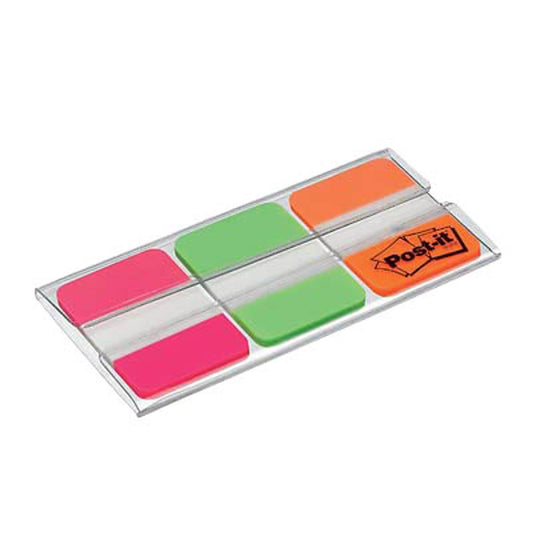 Post-it® Index Strong Haftmarker farbsortiert 3x 22 Streifen | 686-RYB | 1 Pack = 3x 22 Streifen