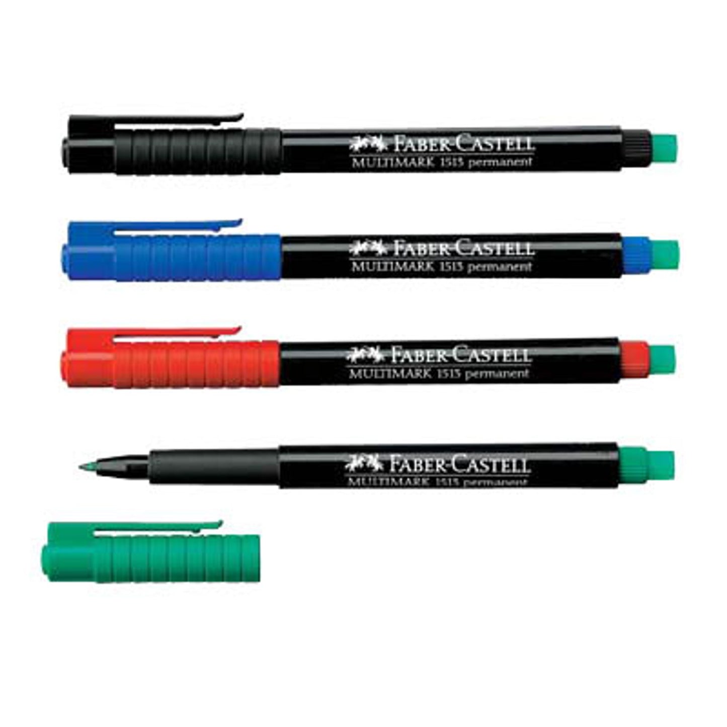 FABER-CASTELL MULTIMARK Folienstifte-Set farbsortiert permanent 4 St.