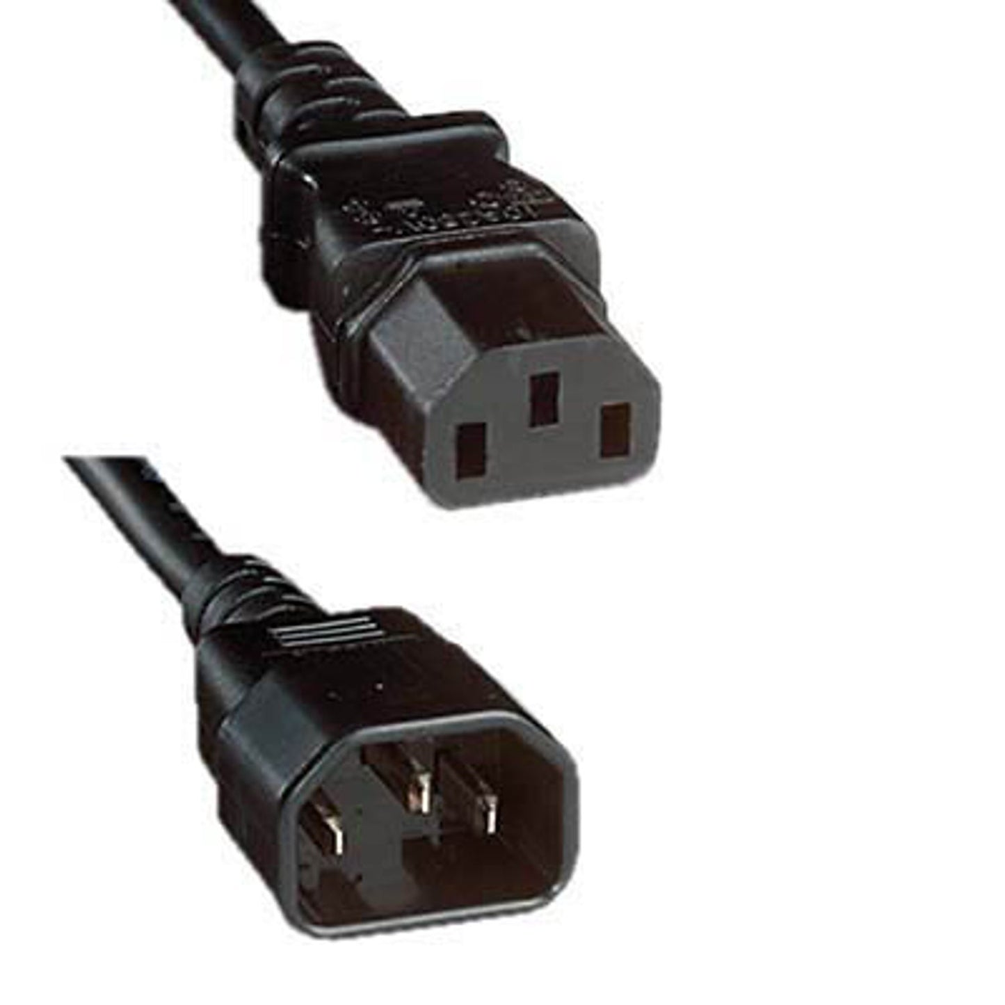 goobay Geräte C14/Geräte C13 Kabel Kaltgeräte-Verlängerungskabel 1,5 m schwarz | 68602