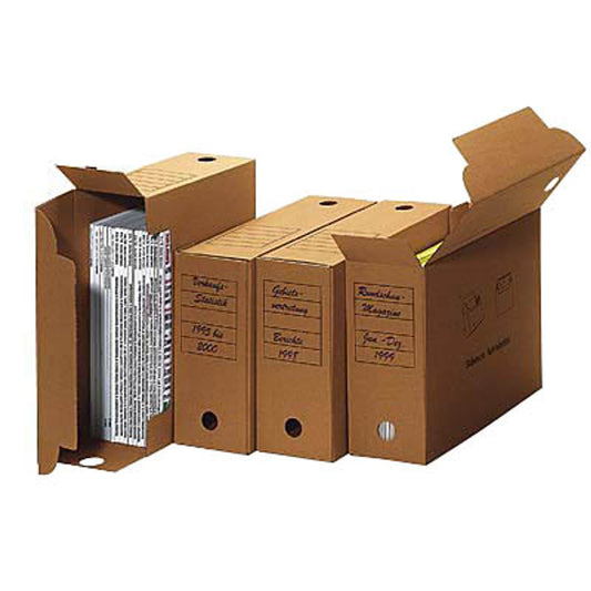 Top-Print Archivboxen braun 33,5 x 11,4 x 25,3 cm | 560K50 | 1 Pack = 50 St.