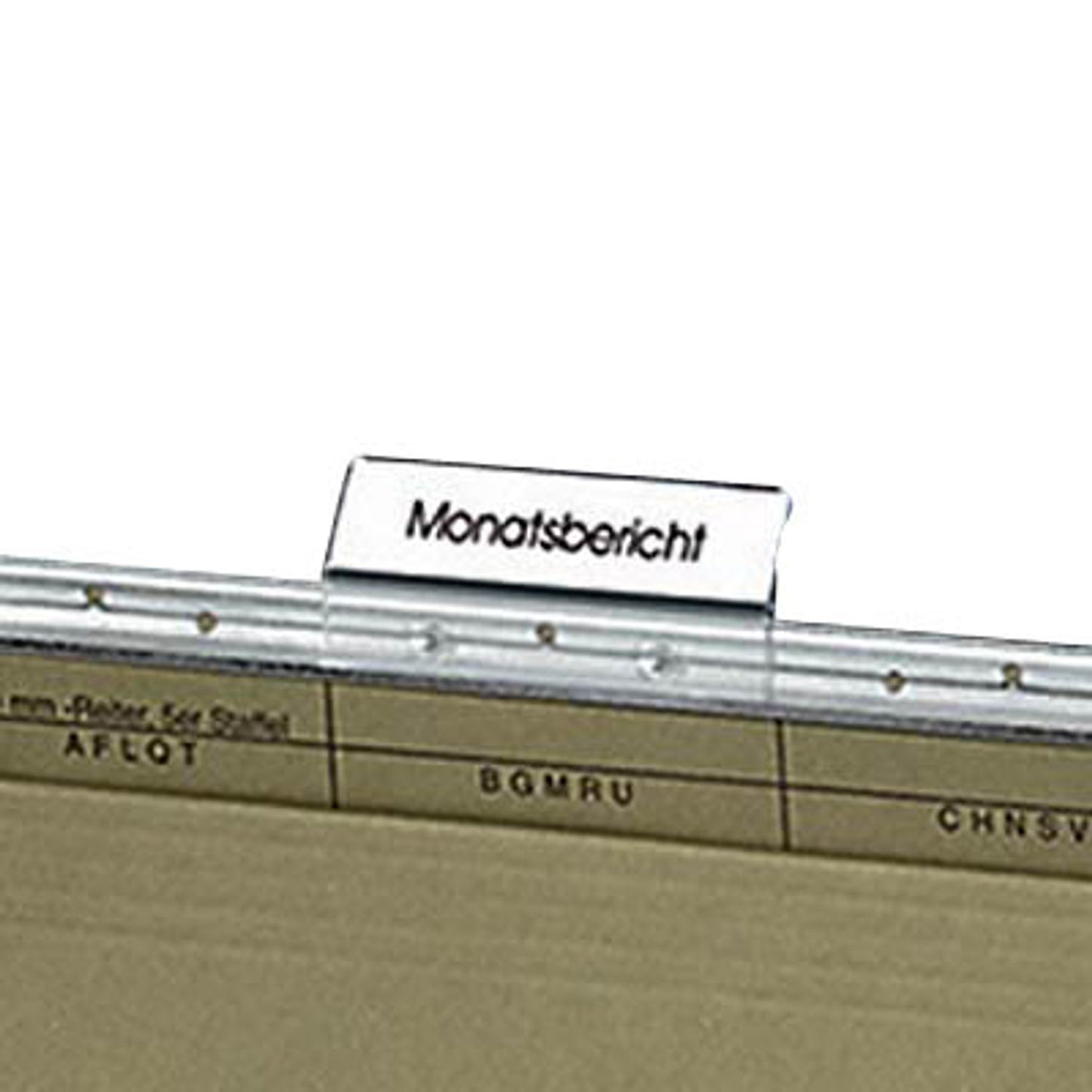 bene Beschriftungsschilder für Hängeregister Vetro Mobil weiß | 116269 | 1 Pack = 50 St.