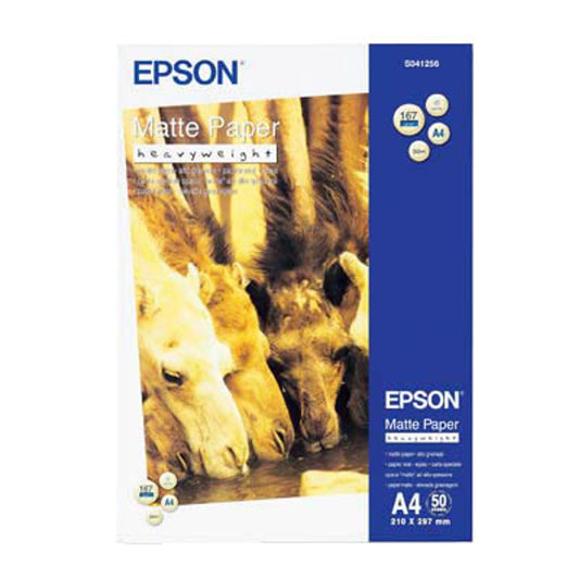 EPSON Fotopapier S041256 DIN A4 matt 167 g/qm | C13S041256 | 1 Pack = 50 Blatt