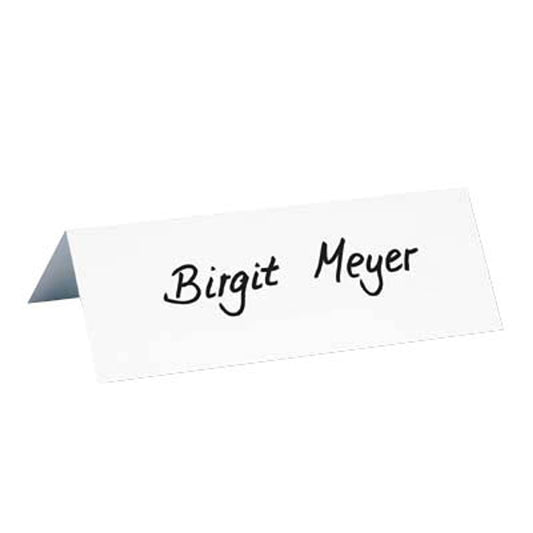 neutral Moderationskarten weiß 21,0 x 7,5 cm | 1 Pack = 100 St.