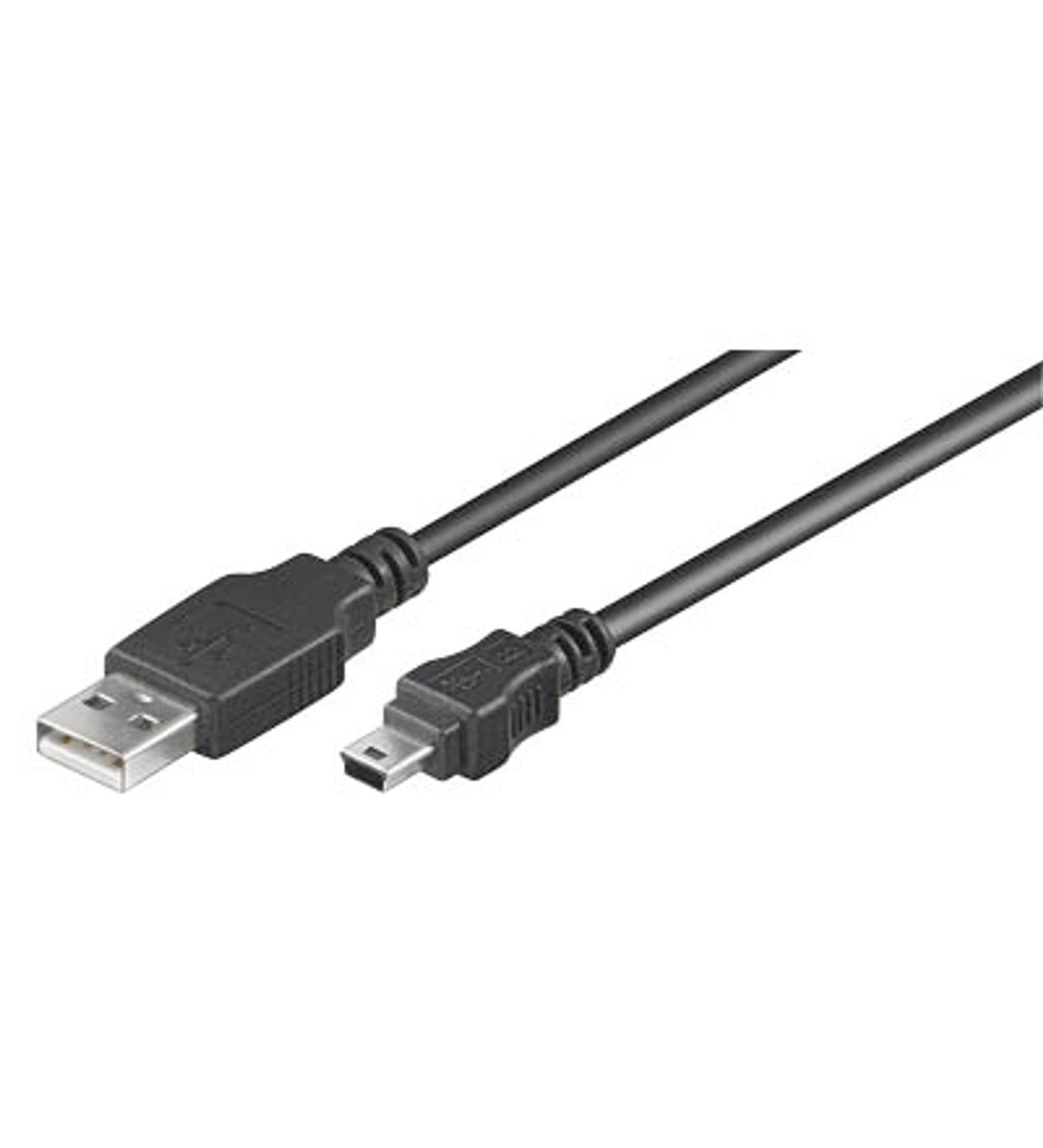 goobay USB 2.0 A/Mini USB 2.0 B Kabel schwarz, 1 St.