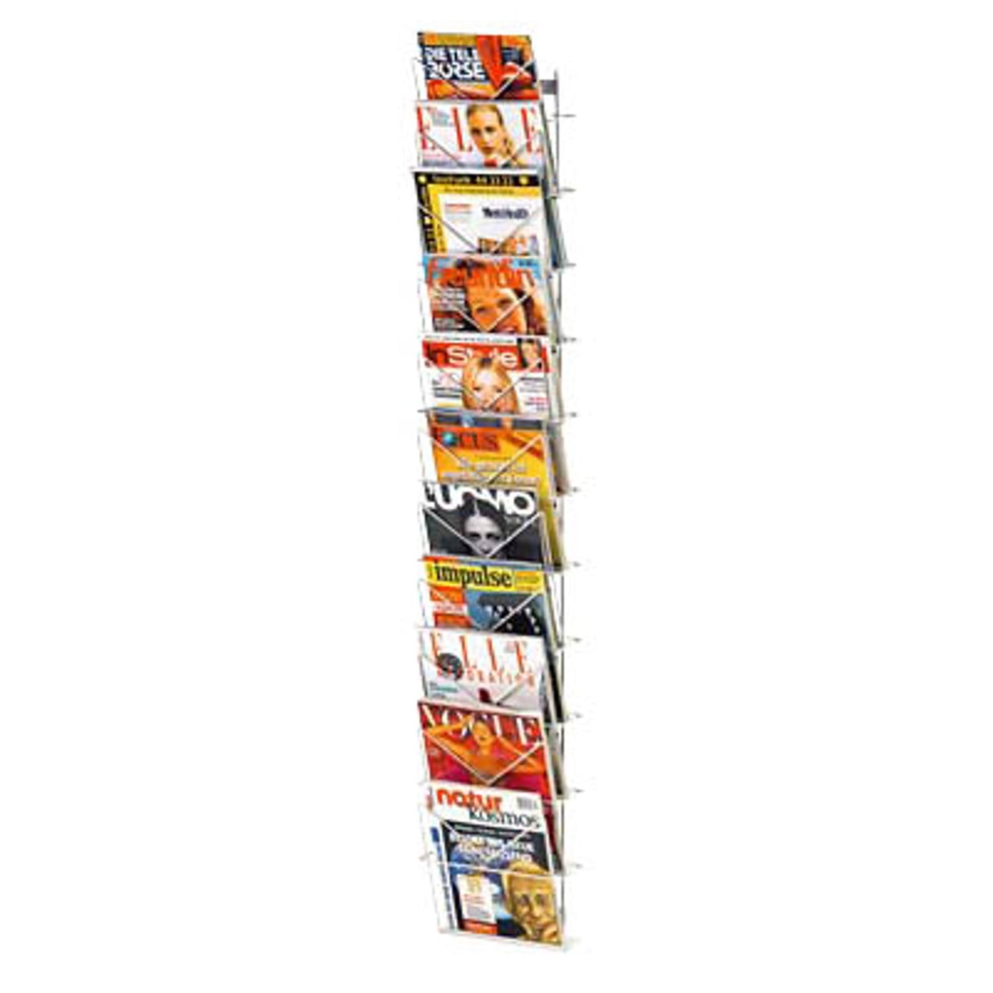 Kerkmann Wandprospekthalter grau DIN A4 | 43650211