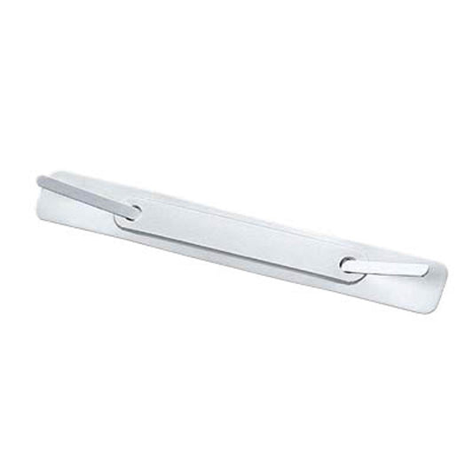 MOOG & LANGENSCHEIDT Heftstreifen, selbstklebend weiß Kunststoff | 107LW-25 | 1 Pack = 25 St.