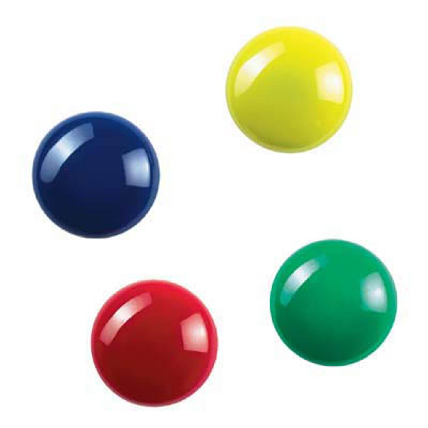 Zeller Magnete farbsortiert, Kunststoff Ø 2,0 x 0,9 cm | 70026 | 1 Pack = 12 St.