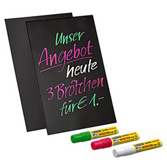 Showdown® Displays Schreibfolien-Set für Plakatständer