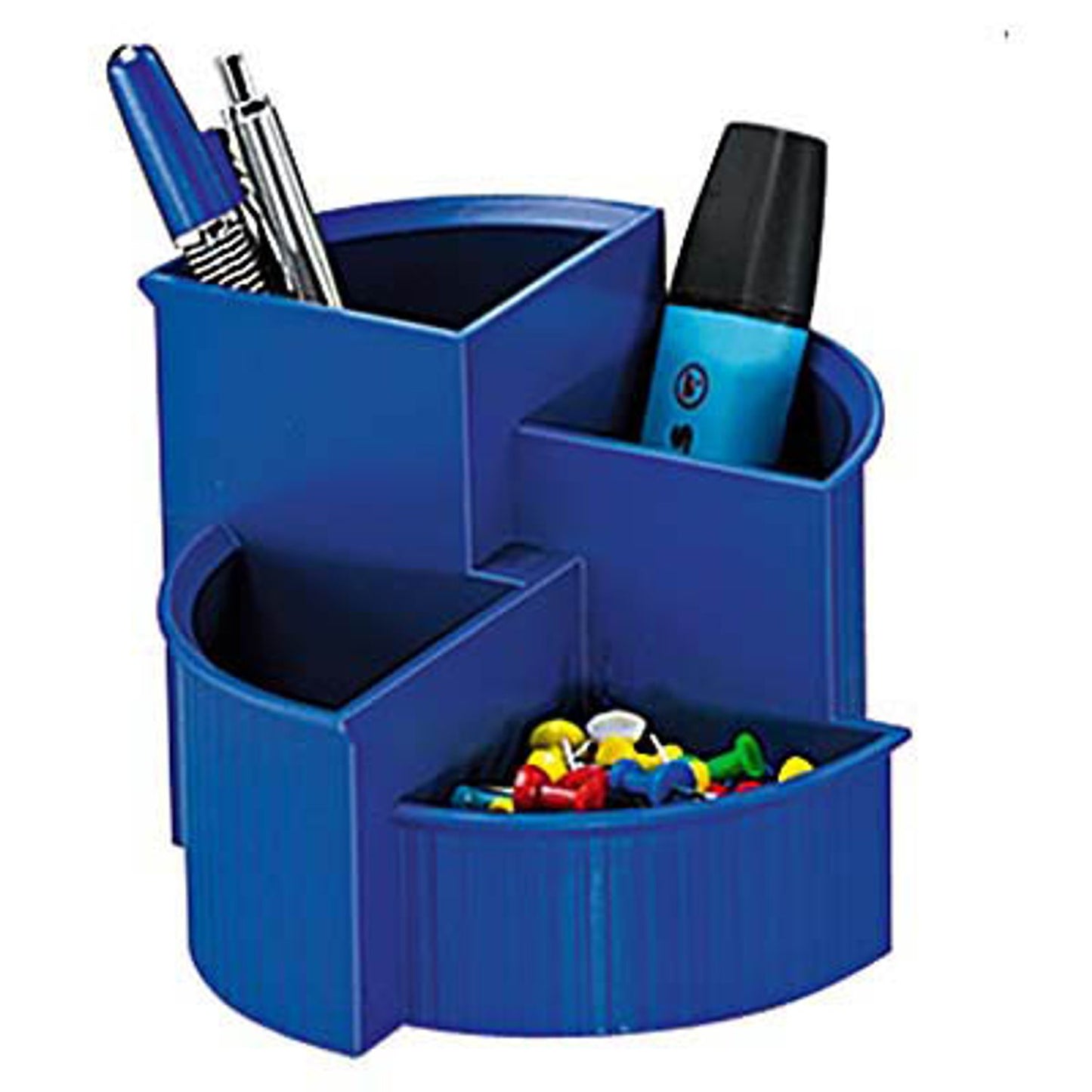helit Stiftehalter Linear Kunststoff 4 Fächer 14,0 x 14,0 x 10,0 cm