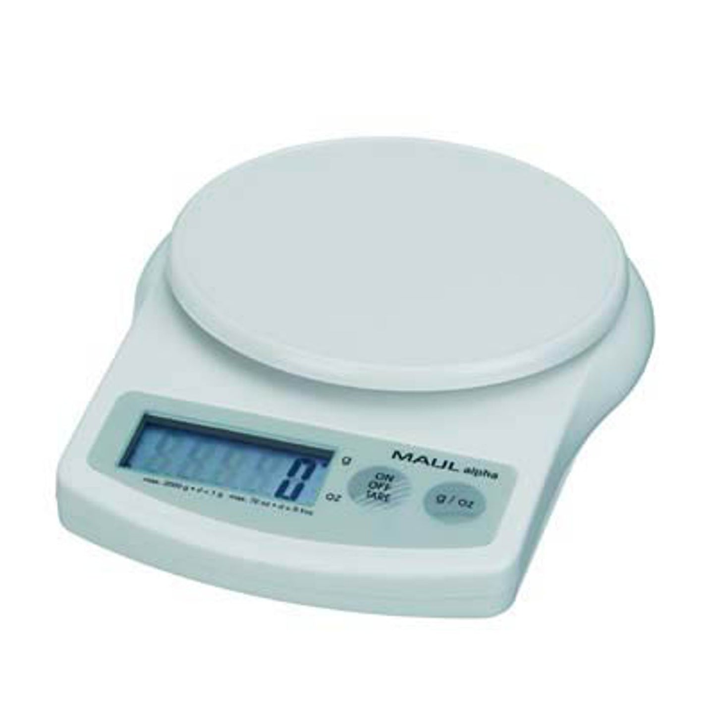 MAUL Briefwaage alpha weiß für max. 2,0 kg | 1642002