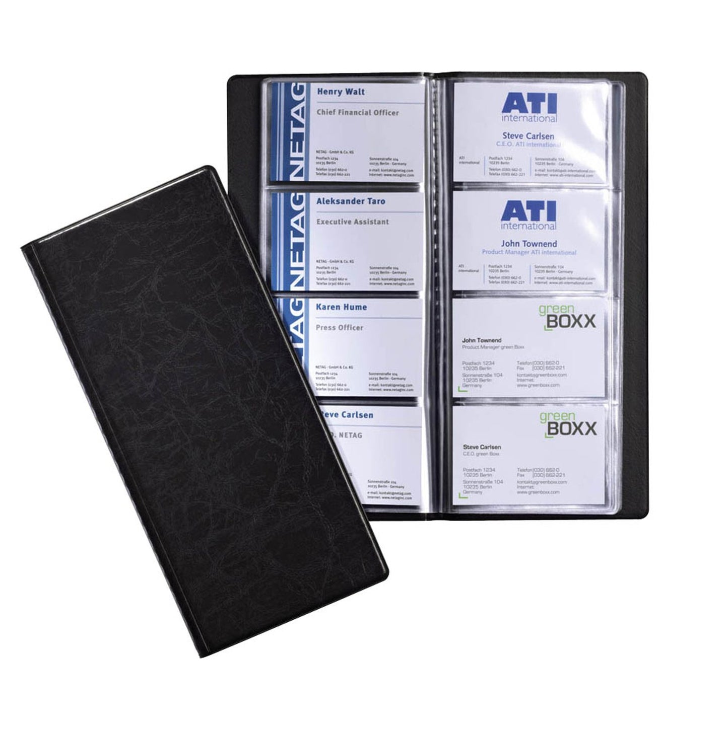 DURABLE Visitenkartenmappe VISIFIX schwarz