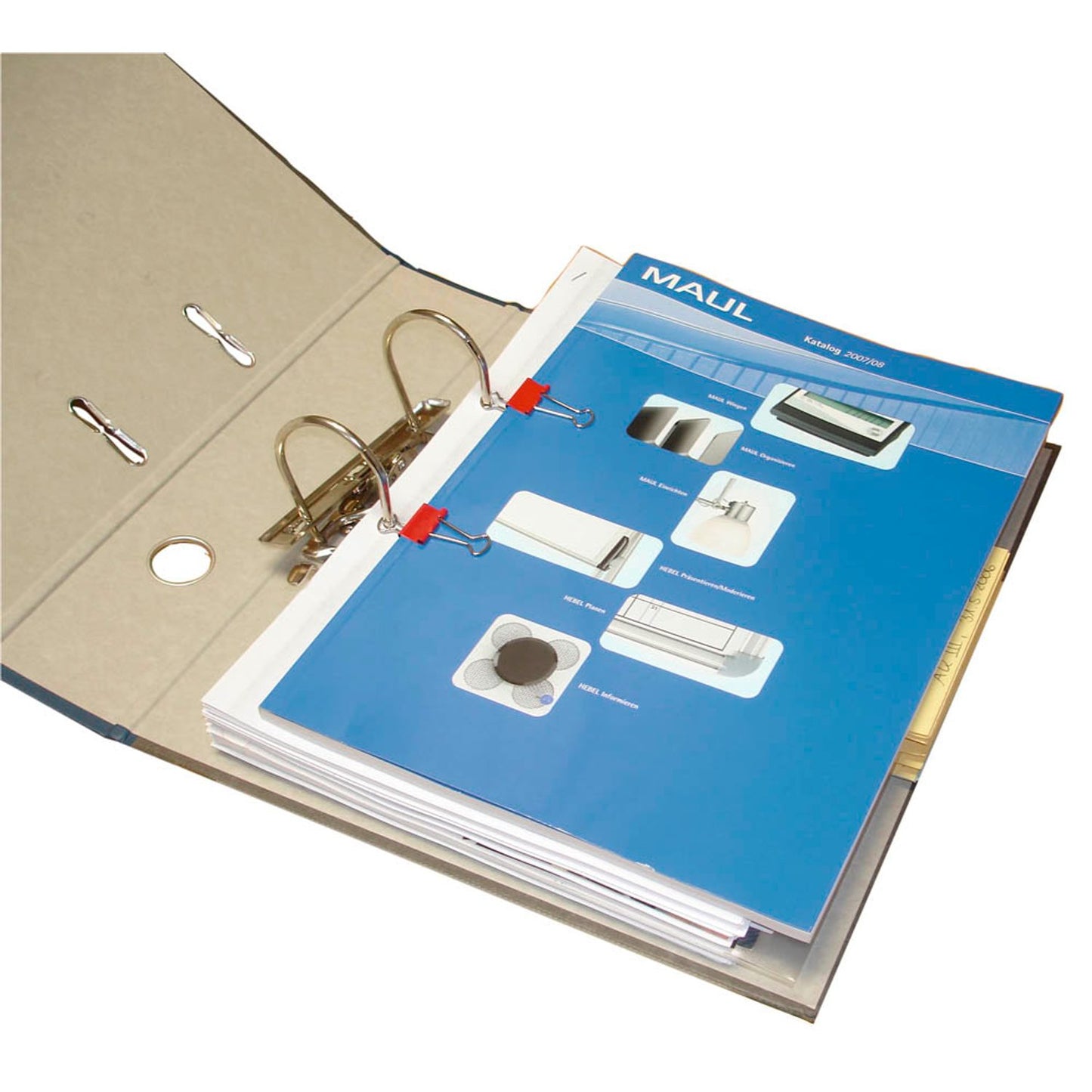 MAUL Foldbackklammern farbsortiert | 100110259170753