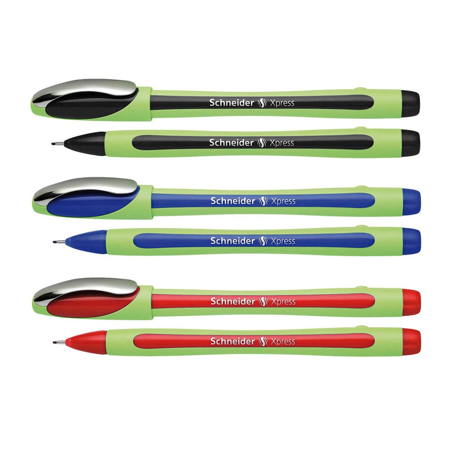 Schneider + 1 GRATIS: Xpress Fineliner farbsortiert 0,8 mm, . + GRATIS 1 Fineliner Xpress rot | 190093 | 1 Aktionspack = 2 St.