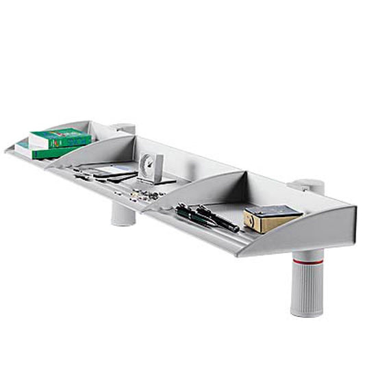 novus Briefablagen-System BoardMaster lichtgrau, 3 Fächer | 62-7500502