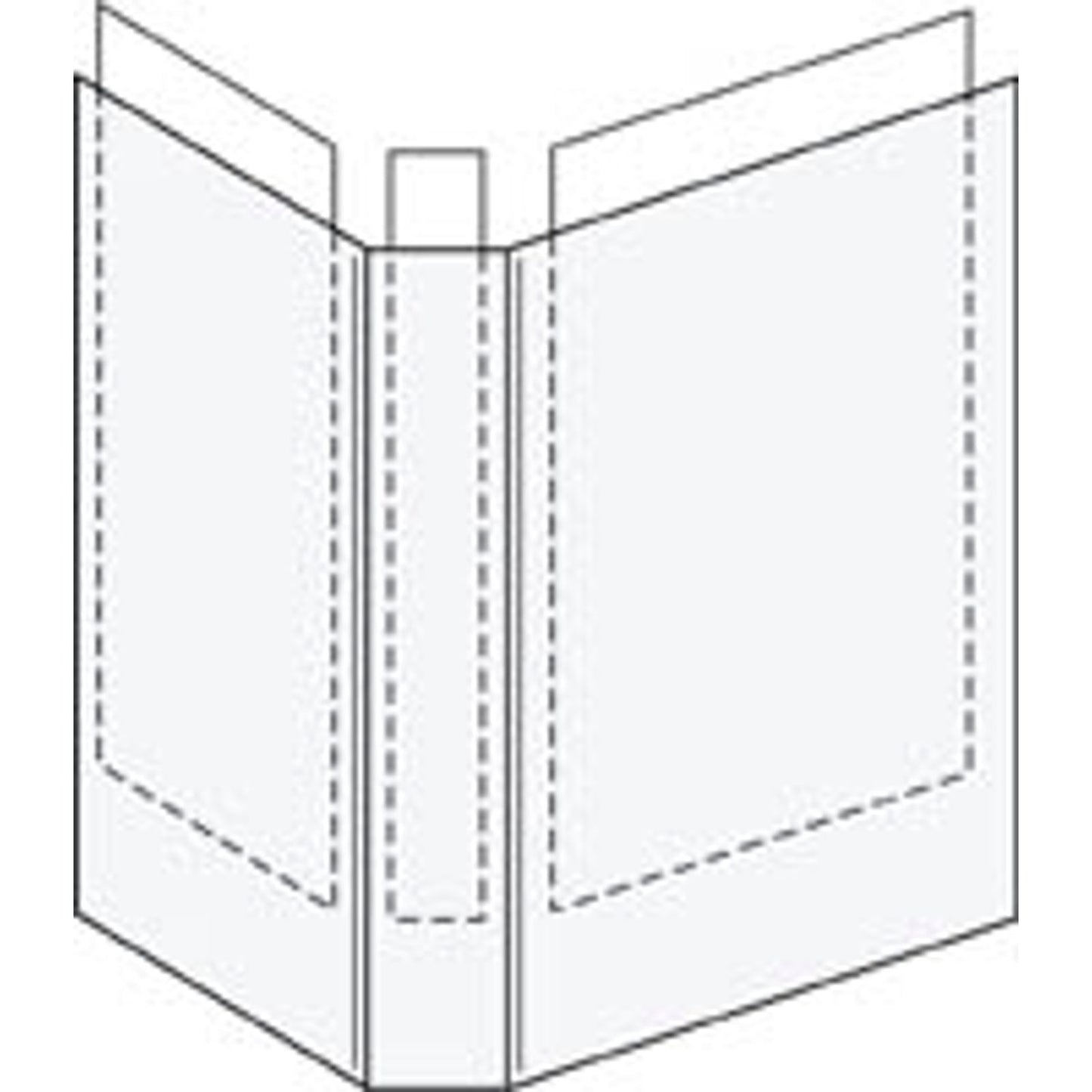 LEITZ Präsentationsringbücher 4-Ringe weiß 2,9 cm DIN A4 | 42820001 | 1 Pack = 6 St.