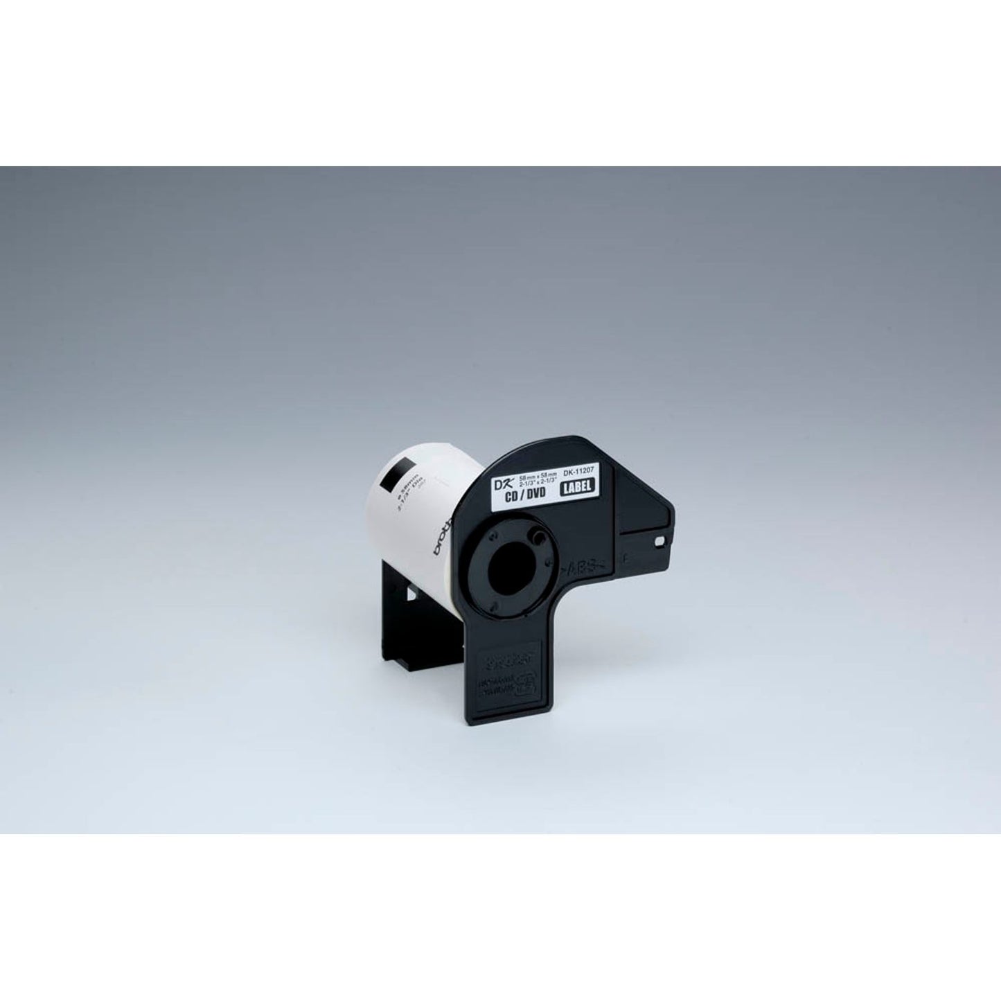 brother Etikettenrolle für Etikettendrucker weiß, Ø 58,0 mm, 1 x 100 Etiketten | DK11207 | 1 Pack = 100 Etiketten