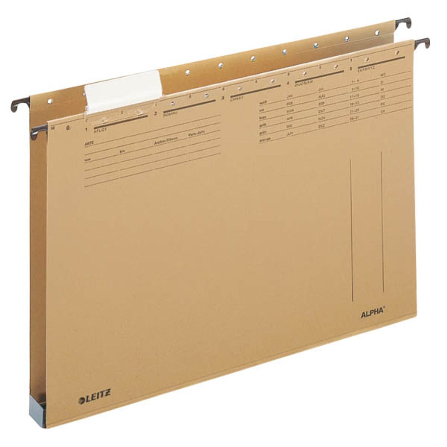 25 LEITZ Hängesammler ALPHA® naturbraun