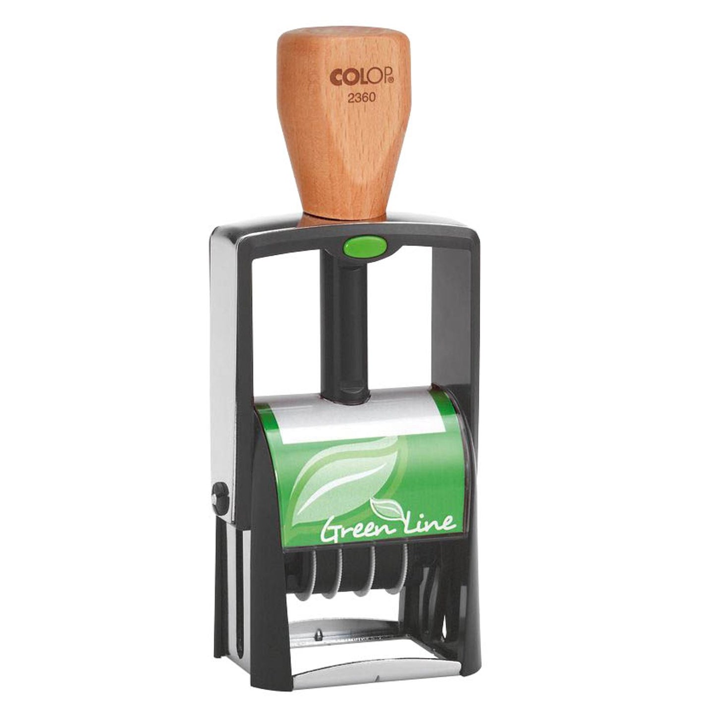 COLOP Datumstempel mit Text individualisierbar Green Line 2360 selbstfärbend schwarz ohne Logo | 752329