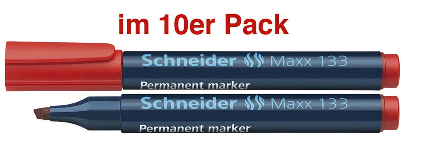 Schneider Maxx 133 Permanentmarker 1,0 - 4,0 mm, 10 St.