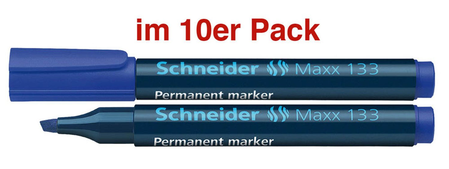 Schneider Maxx 133 Permanentmarker 1,0 - 4,0 mm, 10 St.