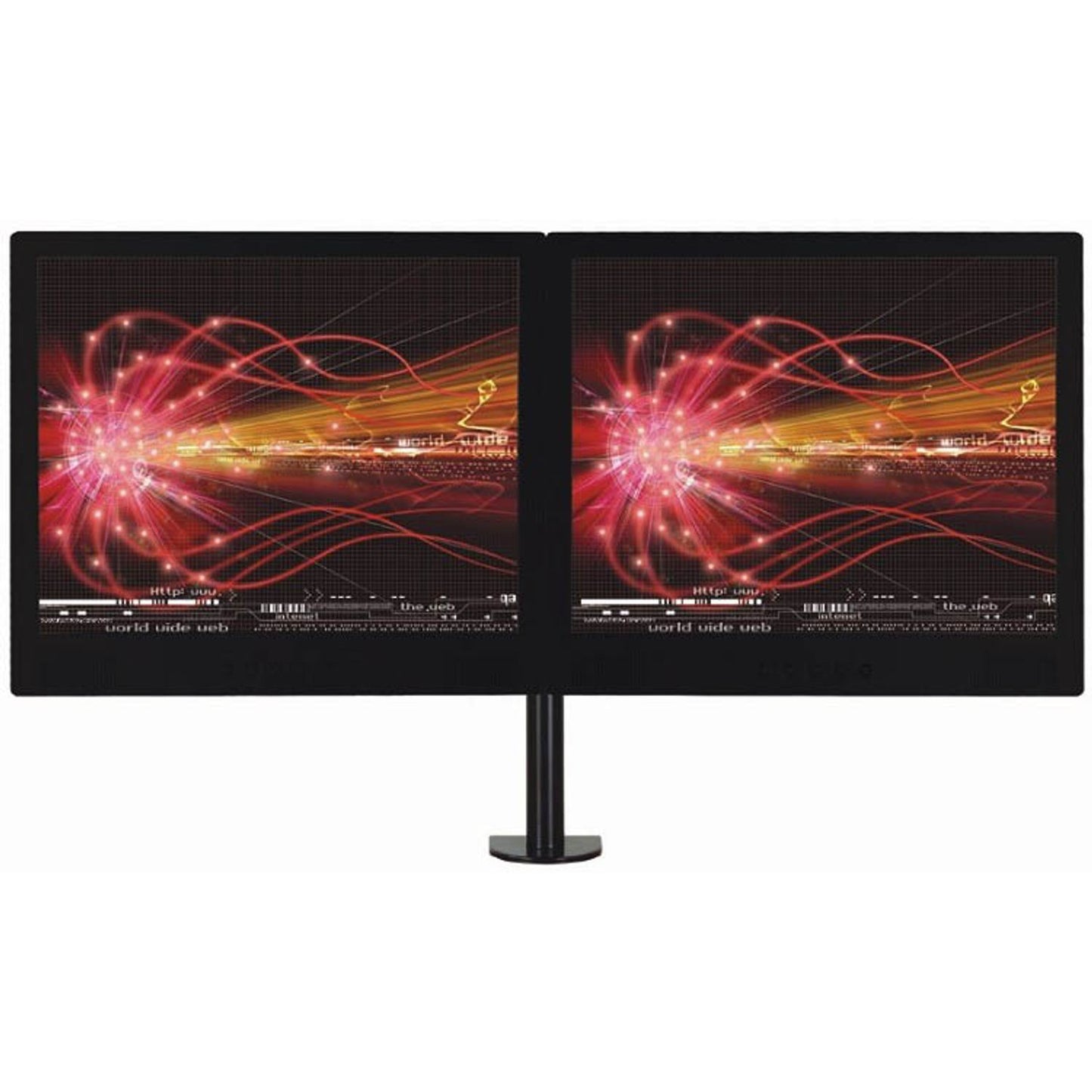 Neomounts Monitor-Halterung schwarz für 2 Monitore, Tischklemme | FPMA-D960D
