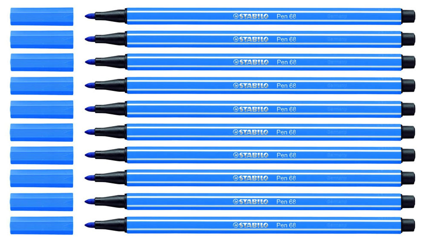 STABILO Pen 68 Filzstifte, 10 St.