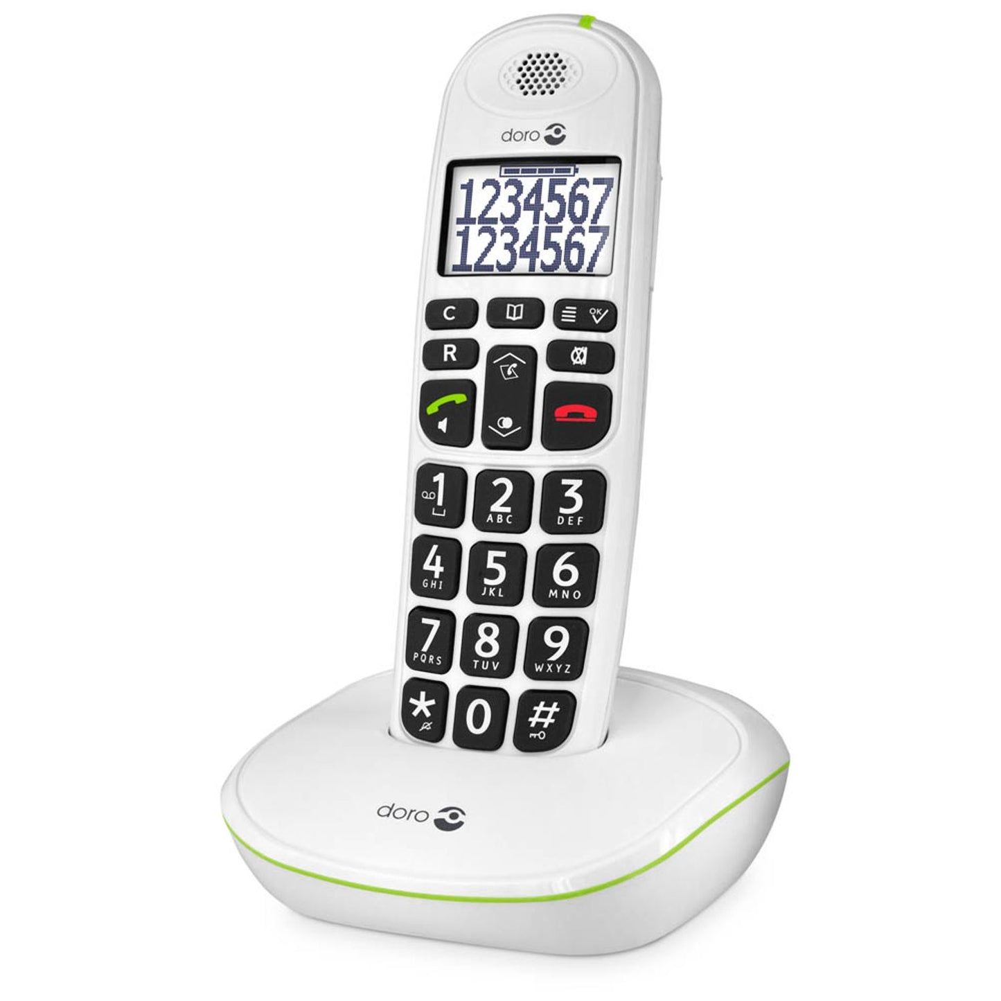 doro PhoneEasy 110 Schnurloses Telefon weiß | 380107