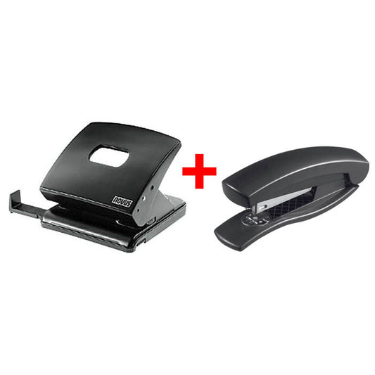 novus Locher und Heftgeräte Set C 1 schwarz | 025-0381