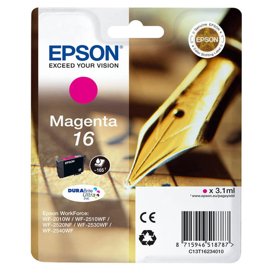 EPSON 16 / T1623 magenta Druckerpatrone | C13T16234012