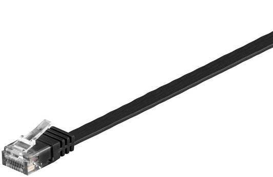 goobay RJ-45 Netzwerkkabel schwarz bis zu 1,00 Gbit/Sek. bis zu 250 MHz, 1 St.
