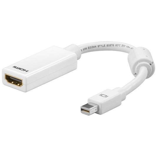 goobay Mini-DisplayPort auf HDMI DisplayPort 1.2/High Speed HDMI Adapter | 51729