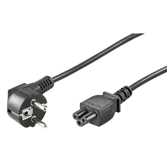 goobay Schutzkontakt/Geräte C5 Netzkabel 1,8 m schwarz | 68004
