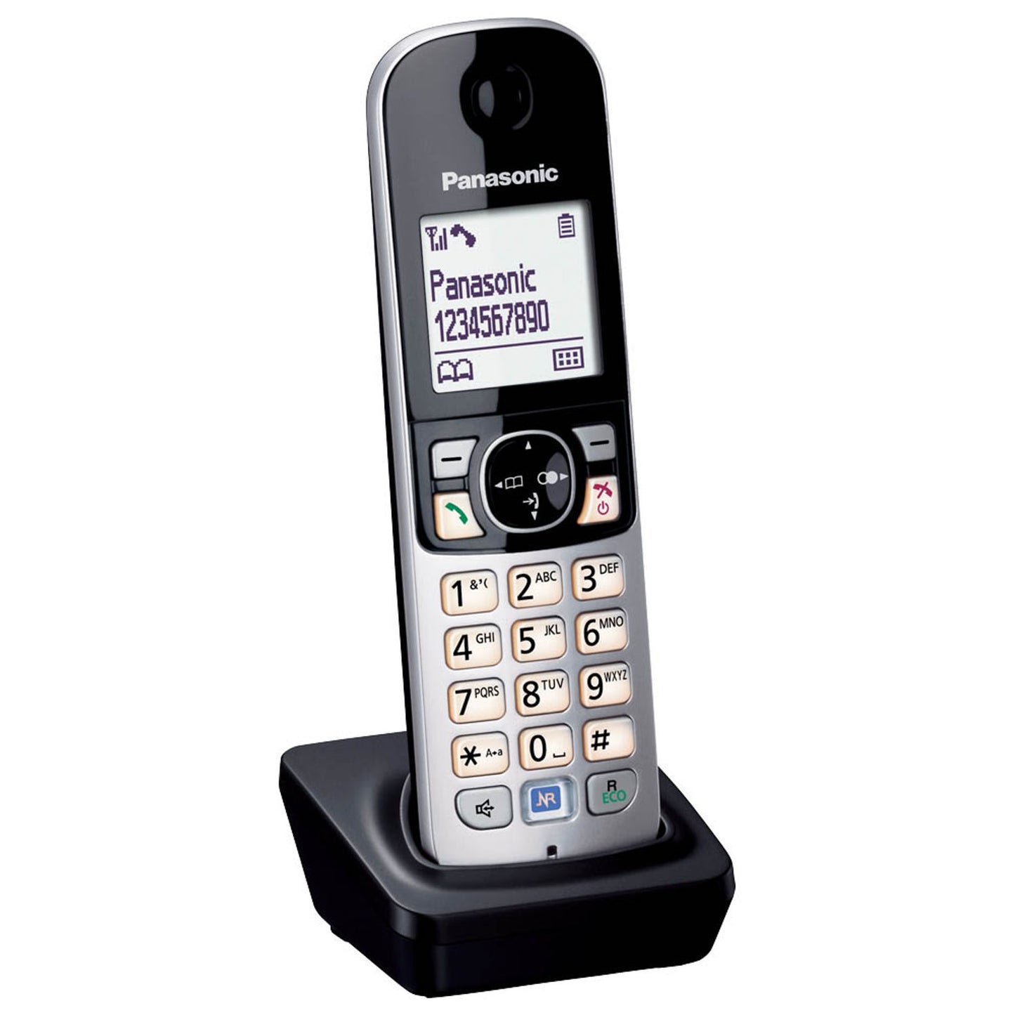 Panasonic Zusatz-Mobilteil schwarz-silber | KX-TGA681EXB