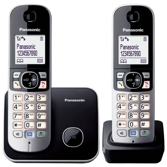 Panasonic Schnurloses Telefon schwarz | KX-TG6812GB