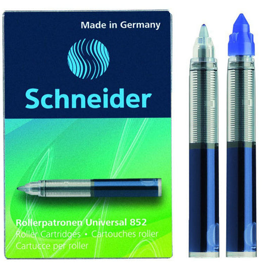 Schneider Universal 852 Tintenrollerminen königsblau 0,5 mm | 185203 | 1 Pack = 5 St.