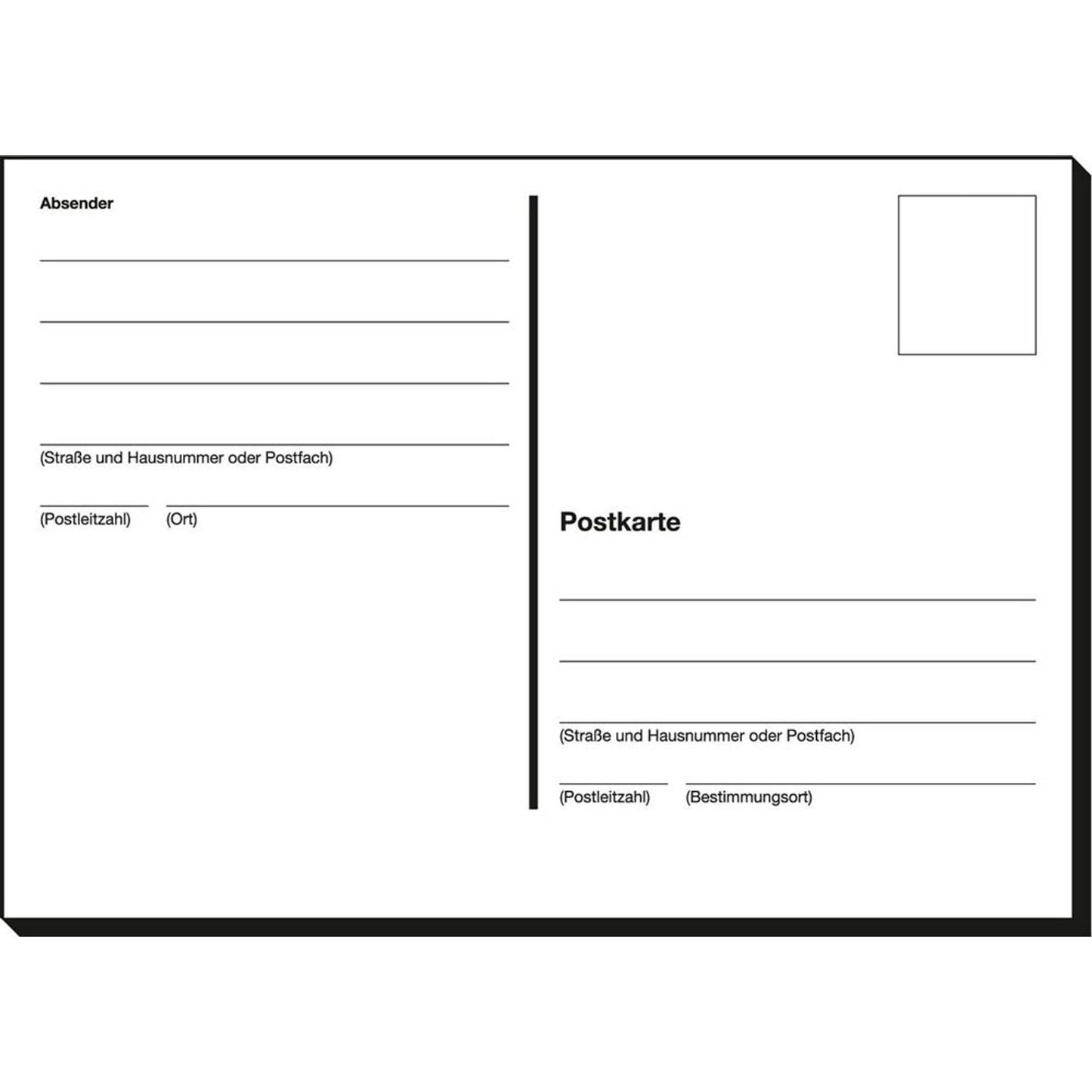 SIGEL Postkarte Formularbuch | PH610