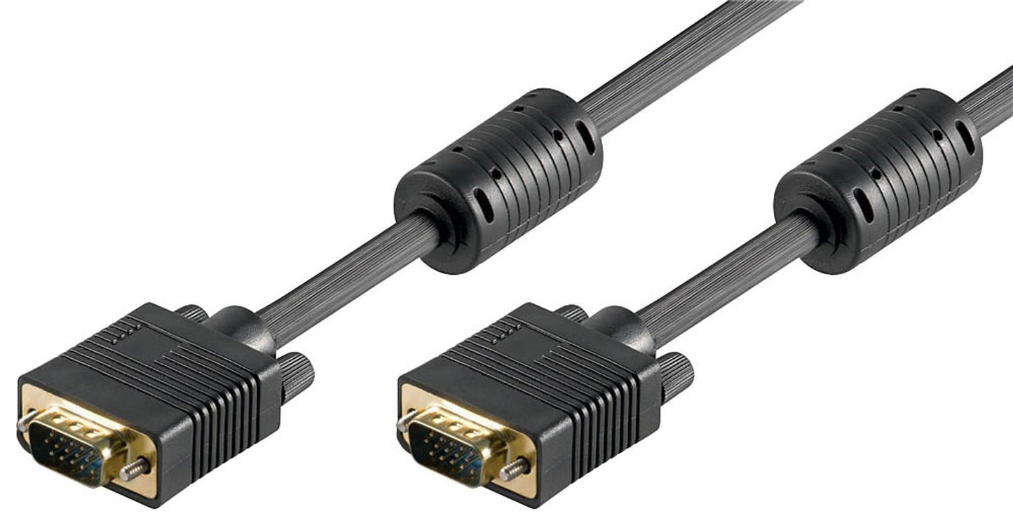 goobay VGA Kabel schwarz, 1 St.