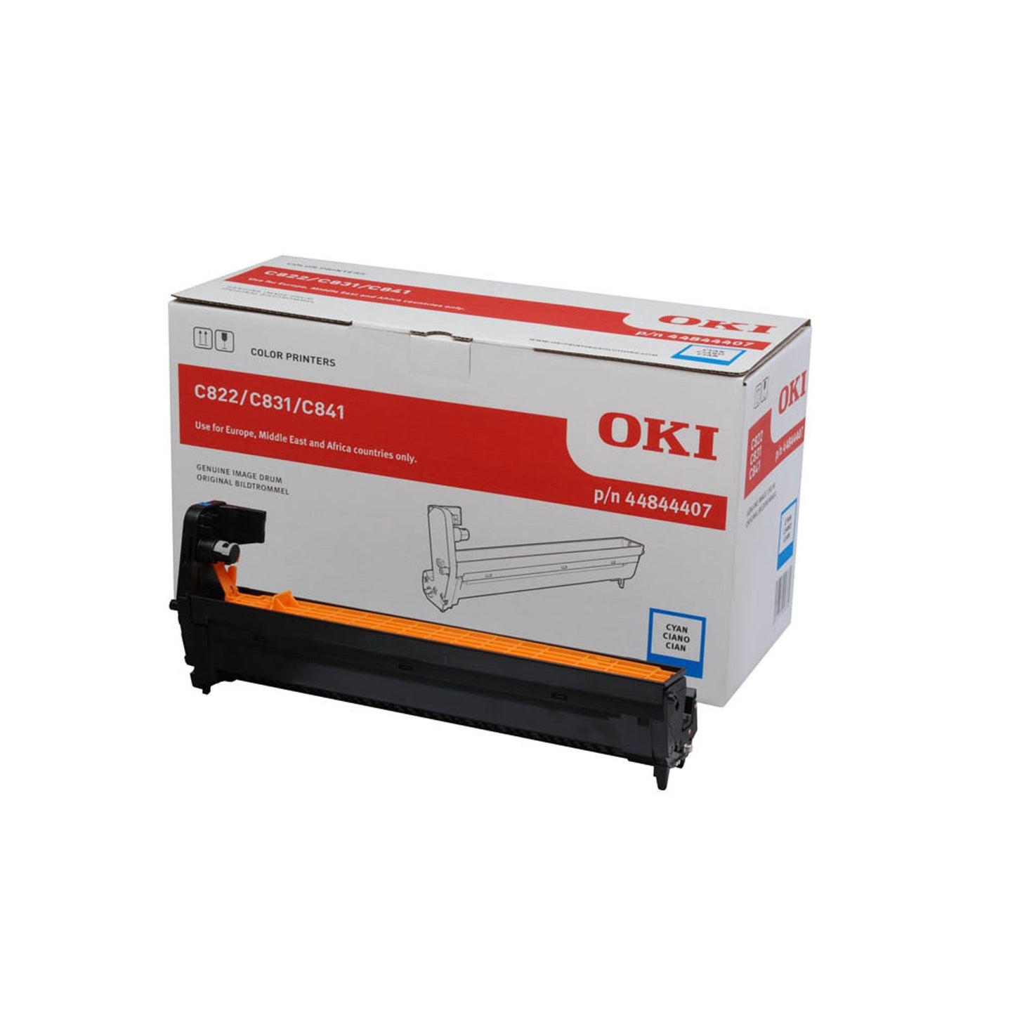 OKI cyan Trommel | 44844407