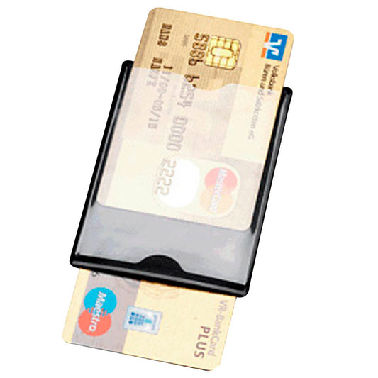 HIDENTITY® Kreditkartenhülle Hidentity Duo schwarz 8,5 x 6,0 cm | 012-2345-001-07