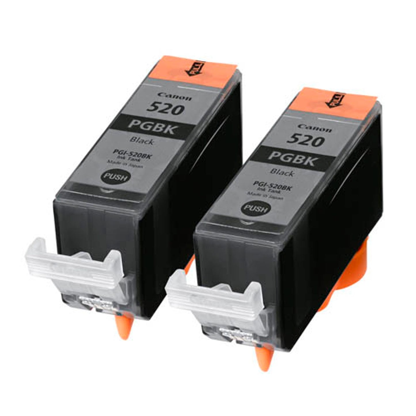 Canon PGI-520 BK Twin-Pack schwarz Druckerpatronen, 2er-Set | 2932B019 | 1 Pack = 2 St.