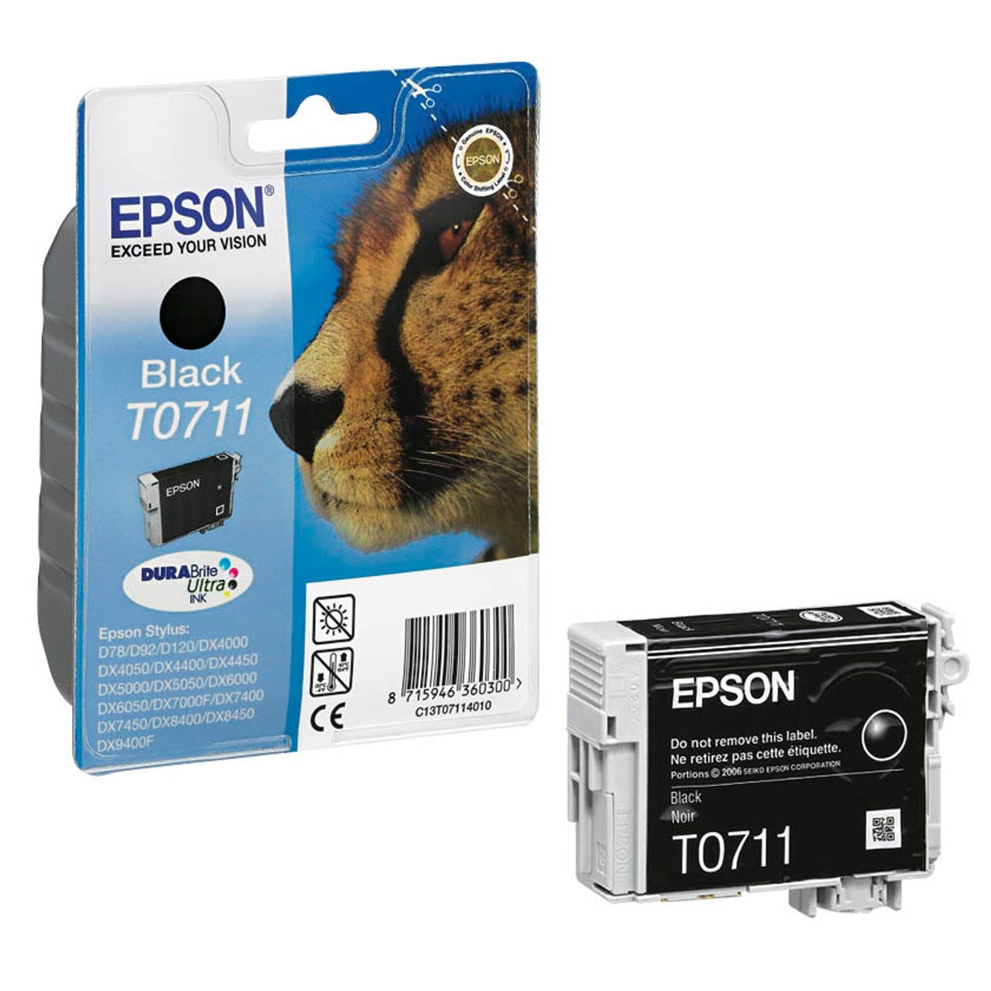 EPSON T0711 schwarz Druckerpatrone | C13T07114012