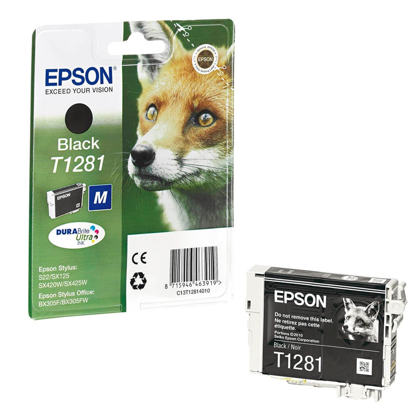 EPSON T1281M schwarz Druckerpatrone | C13T12814012