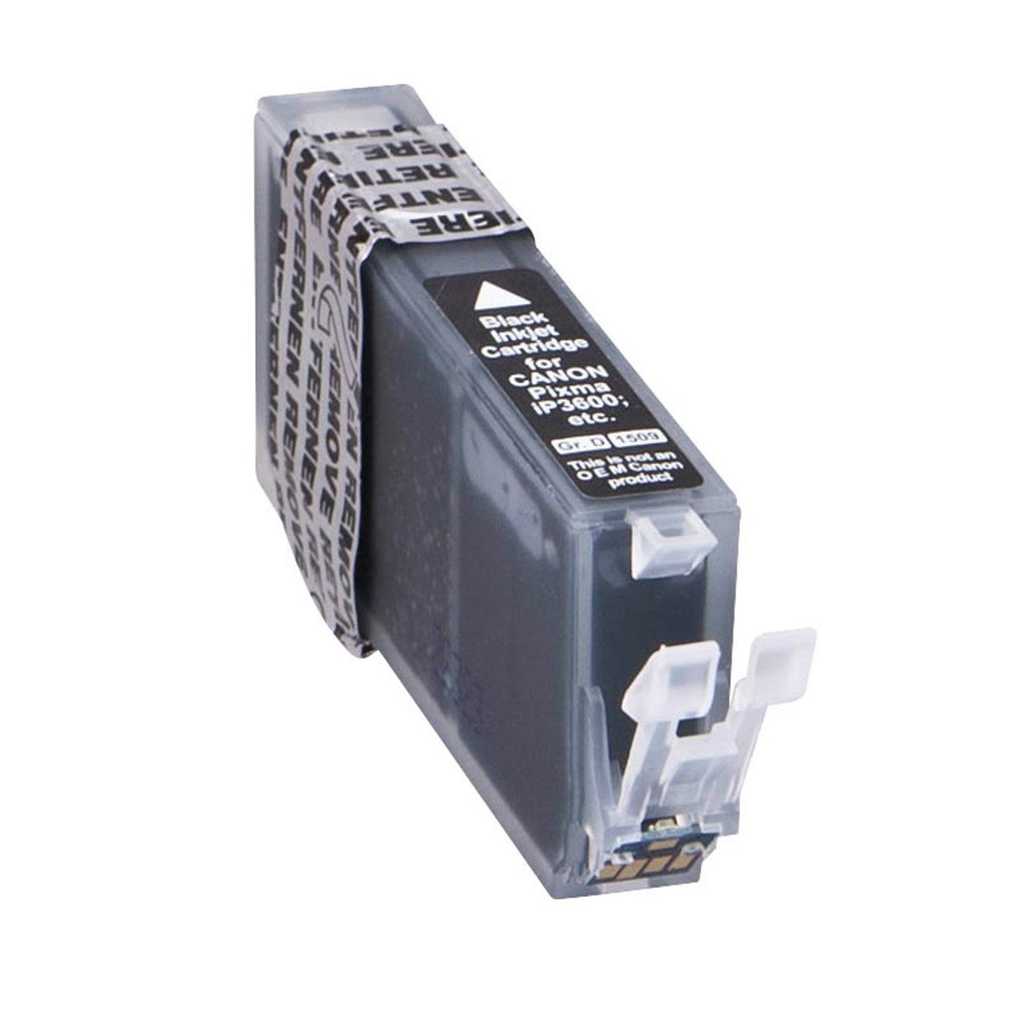 dots schwarz Druckerpatrone kompatibel zu Canon CLI-521 BK | 1509,0001-DOTS